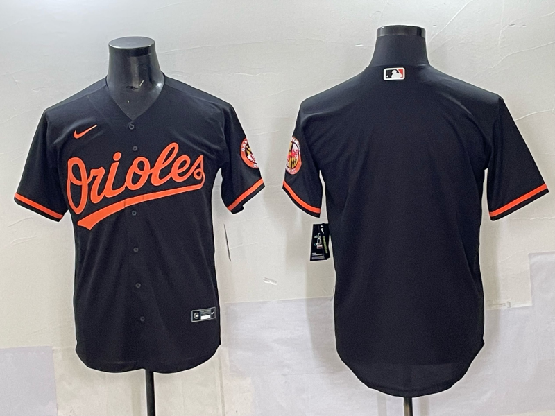 Men 2025 Baltimore Orioles Blank black Nike MLB Jersey style 037